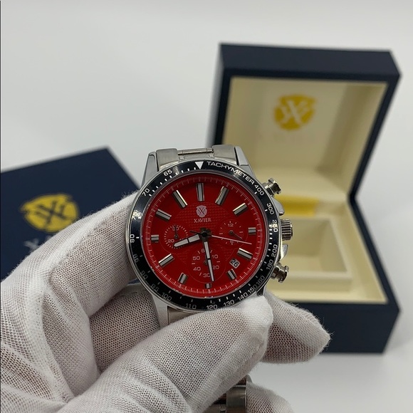 ⌚️NIB Xavier Watches Apex Timepiece Phoenix Red - Picture 2 of 12
